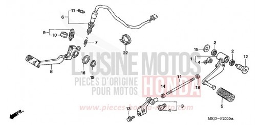 PEDALE CB13005 de 2005